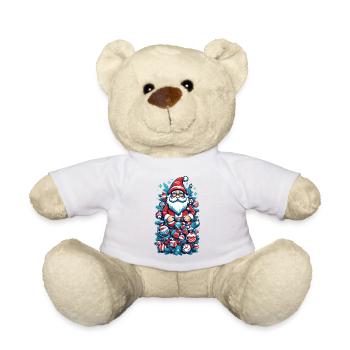 Santa Claus - 🎅 - Teddy Bear - white - Front