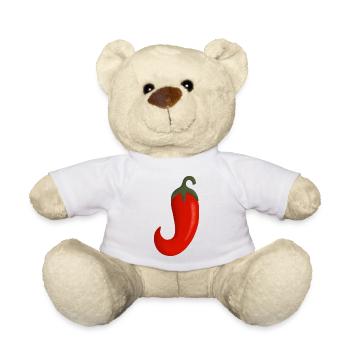 scharfe Chilischote - Teddy - Weiß - Vorne
