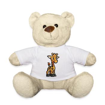 Girafe Cartoon Couronne - Nounours - blanc - Devant
