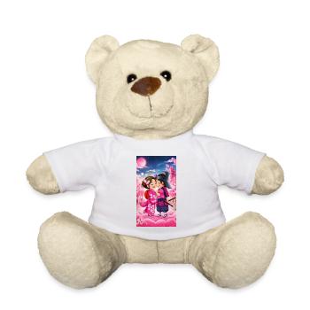 Amour Manga – Romance de Saint-Valentin - Nounours - blanc - Devant