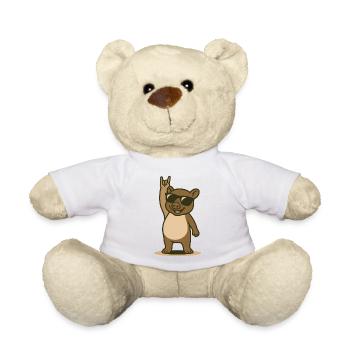 Rocker tapir baby - Teddy Bear - white - Front