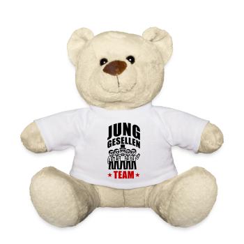 Junggesellen Team Jga - Teddy - Weiß - Vorne