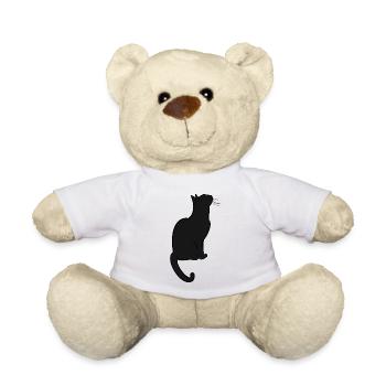 Un chat mignon - Nounours - blanc - Devant