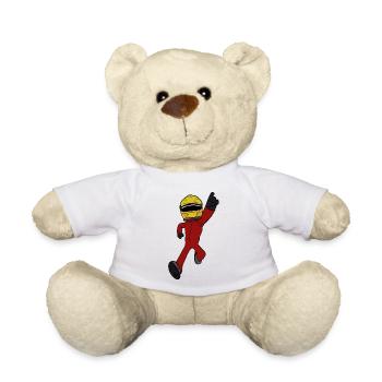 Rennfahrer  - Teddy - Weiß - Vorne