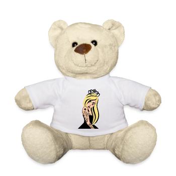 Punk Klee Dame - Teddy - Weiß - Vorne
