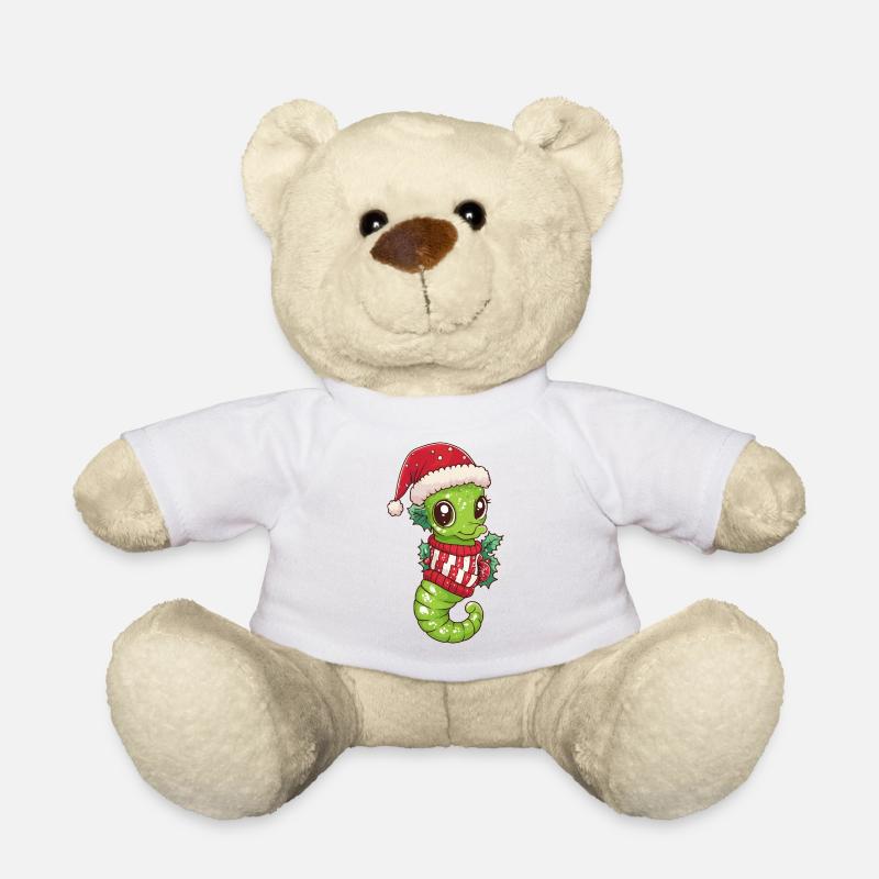 Noël de l’hippocampe - Nounours - blanc