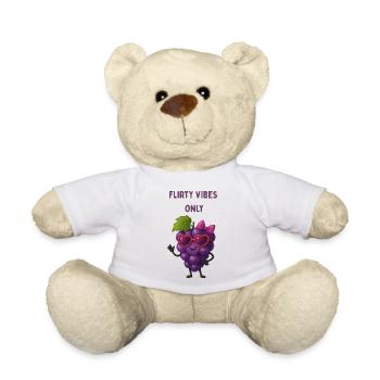 Flirtende Traube Grafik - Teddy - Weiß - Vorne