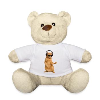 Luftgitarre Air Guitar - Nounours - blanc - Devant