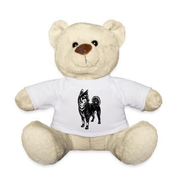 Shiba Inu - Teddy Bear - white - Front