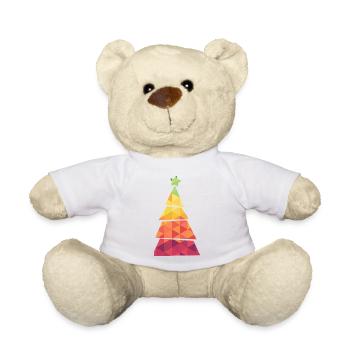 Christmas Tree - Weihnachtsbaum - Weihnachten - Teddy Bear - white - Front