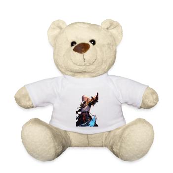 Samouraï des Éléments Maître du Feu et de la Glace - Nounours - blanc - Devant