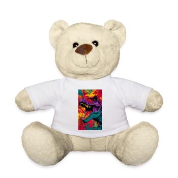 dinosaur - Teddy Bear - white - Front