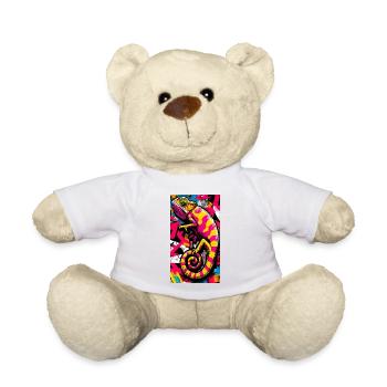 chameleon - Teddy Bear - white - Front