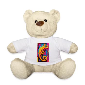 chameleon - Teddy Bear - white - Front