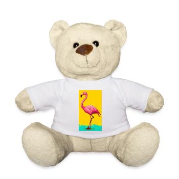Flamingo - Teddy - Weiß - Vorne