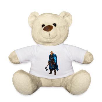 Wikinger Krieger - Teddy - Weiß - Vorne