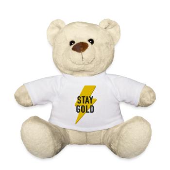 Stay Gold - Nounours - blanc - Devant