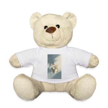 Elegante geometrische Botanikkunst  - Teddy - Weiß - Vorne