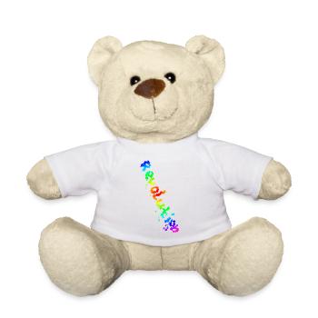 REVOLUTION (Regenbogen) - Teddy - Weiß - Vorne
