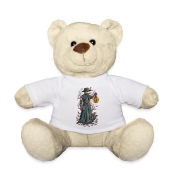 Der Pestdoktor mit der Laterne - Teddy - Weiß - Vorne