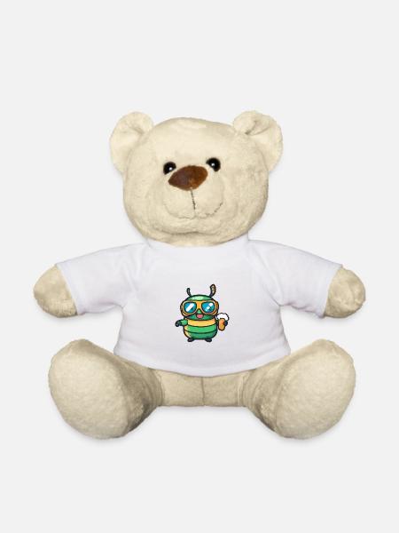 Wurm Ski Bier - Teddy - Weiß