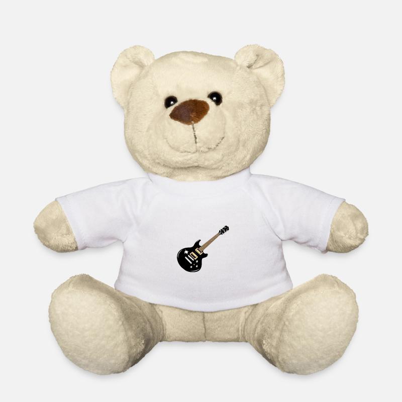 Guitare électrique - Nounours - blanc