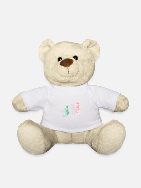 Flag 3 couleurs - Nounours - blanc