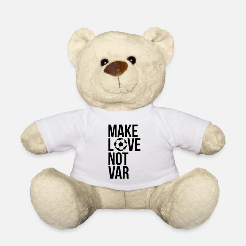 Make love not VAR - Teddy - Weiß