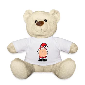 Santa Claus Christmas Santa - Teddy Bear - white - Front