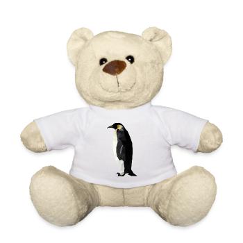 Penguin polygon geometric shapes - Teddy Bear - white - Front