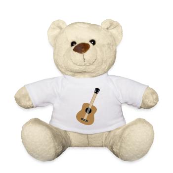 guitar - Teddy Bear - white - Front