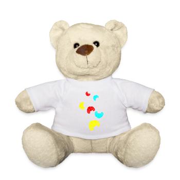 Croissant Symbol - Teddy - Weiß - Vorne