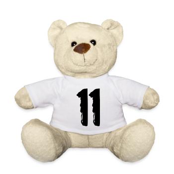 11 Zahl Trikot - Teddy - Weiß - Vorne