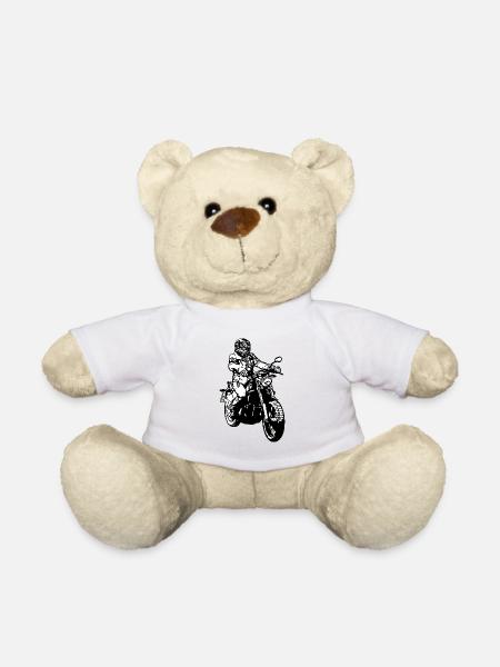 biker - Teddy - Weiß