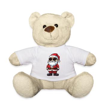Père Noël Père Noël Bande dessinée - Nounours - blanc - Devant
