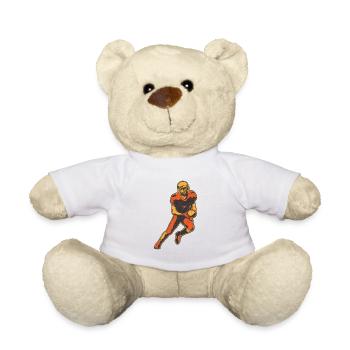 Footballeur - Nounours - blanc - Devant