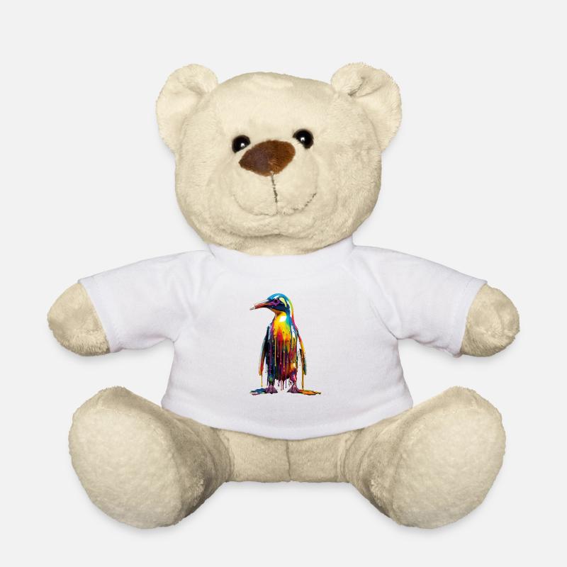 Rainbow Penguin - Teddy - Weiß