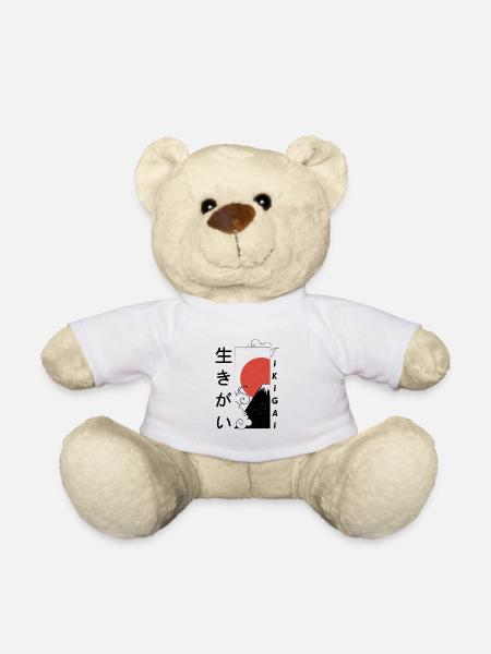 "Ikigai" is a Japanese concept - Teddy Bear - white