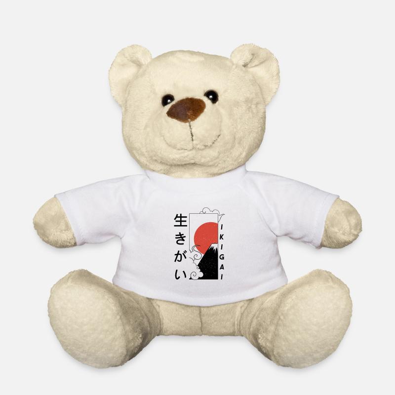 "Ikigai" ist ein japanisches Konzept - Teddy - Weiß