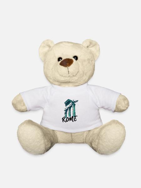 Rome, historic city - Teddy Bear - white