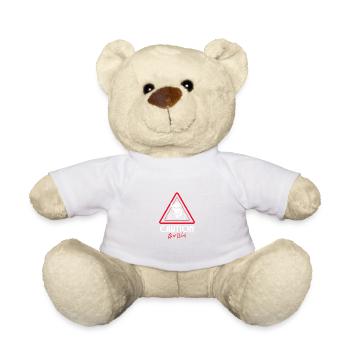 Dj bei der arbeit Musikliebhaber Geschenk - Teddy - Weiß - Vorne