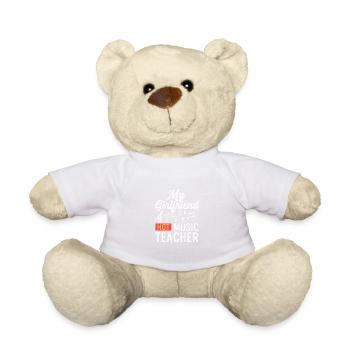 Professeur de musique chaude Cadeau de petit ami fier - Nounours - blanc - Devant