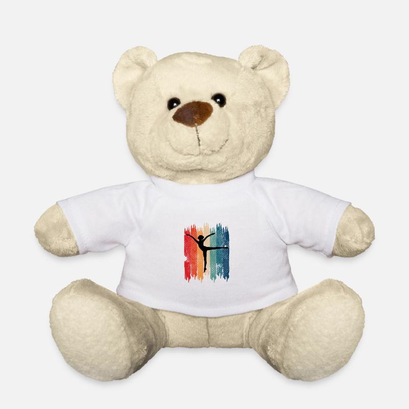 Retro Gymnastik Akrobaten Gift - Teddy - Weiß