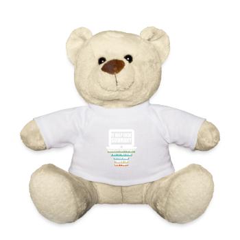Drôle d’ordinateur IT Help Desk Support technique Ordinateur du centre d’assistance - Nounours - blanc - Devant