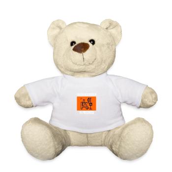 Citation drôle Blague Journée de chimiothérapie Destruction du cancer - Nounours - blanc - Devant