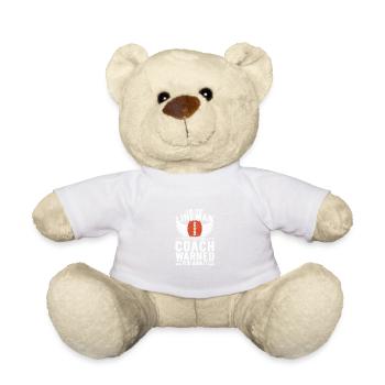 Ich bin Lineman, dein Fußballtrainer hat dich gewa - Teddy - Weiß - Vorne