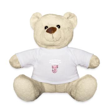 Être fatigué fait partie de ma personnalité Funny S - Nounours - blanc - Devant