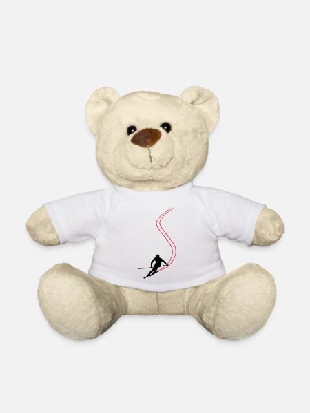 Ski ! - Nounours - blanc