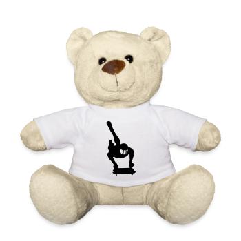 Skeleton - Teddy - Weiß - Vorne