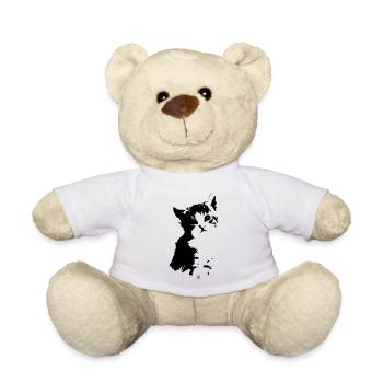 chaton - Nounours - blanc - Devant
